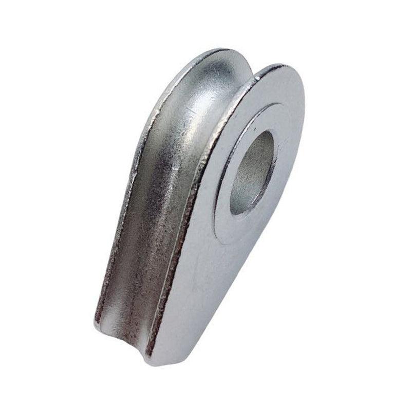 Marine 1" Solid Wire Rope Thimble Stainless Steel T316, Precision Cast
