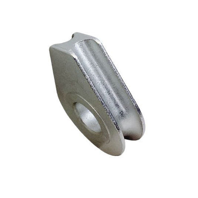 Marine 1" Solid Wire Rope Thimble Stainless Steel T316, Precision Cast