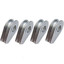 Marine 1/2" Solid Wire Rope Thimble Stainless Steel T316, Precision Cast 4 Pcs