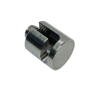 1/4" Adjustable Cross Cable Clip Clamp Wire Cable Rope Stainless Steel T316 10Pc