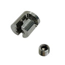 1/8" Adjustable Cross Cable Clip Clamp Wire Cable Rope T316 Stainless Steel 10Pc