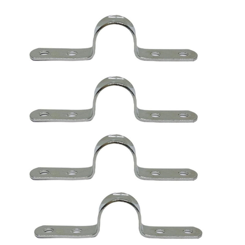 9/16" Deck Loop Pad Eye 316 Stainless Steel Top Eye Straps, Tie Down,Kayak 4 Pcs