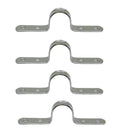 7/16" Deck Loop Pad Eye Stainless Steel Boat Top Eye Straps,Tie Down,Kayak 4 Pcs