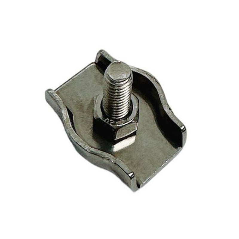 Simplex Single Bolt Wire Rope Clips,Stainless Steel for 5/16" Wire Cable 4 Pcs