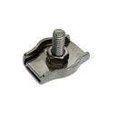 Simplex Single Bolt Wire Clips,Stainless Steel for 1/16"-3/32" Wire Cable 4 Pcs