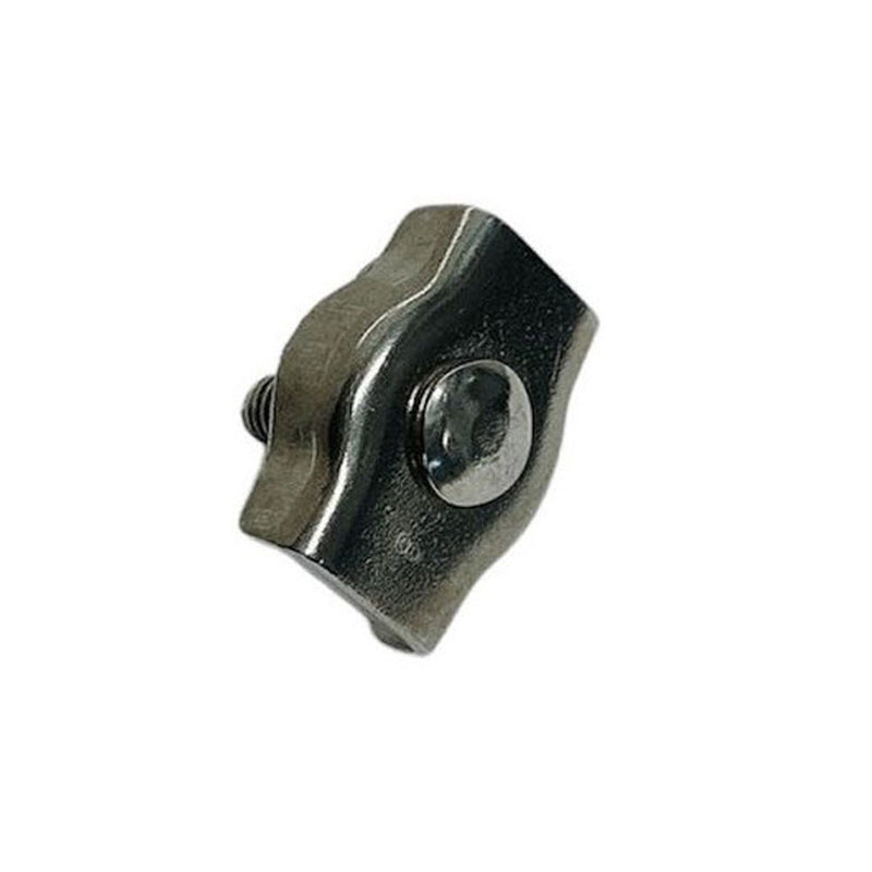 Simplex Single Bolt Wire Rope Clips,Stainless Steel for 1/4" Wire Cable 4 Pcs