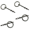 5/16" Marine Ring Eye Bolt 1-3/4" Diameter Shoulder Bolt Stainless Steel 4 Pcs