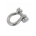 Marine Mil-Spec Round Pin Anchor Shackle Forged Stainless Steel T316