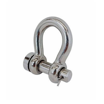 Marine Mil-Spec Round Pin Anchor Shackle Forged Stainless Steel T316