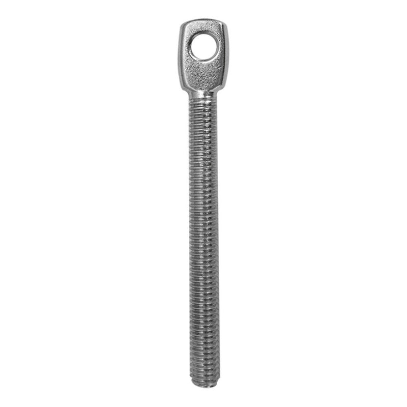 5 Pc Set T316 Stainless Steel Marine Boat Threaded Eye Tab, Eye Hole Diameter 0.25"