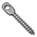 5 Pc Set T316 Stainless Steel Marine Boat Threaded Eye Tab, Eye Hole Diameter 0.25"