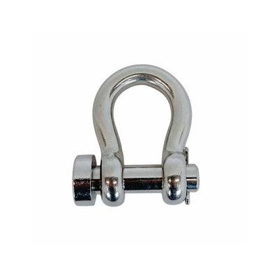 Mil-Spec 5/16" Round Pin Anchor Shackle 1,300Lb WLL Forged Stainless Steel T316