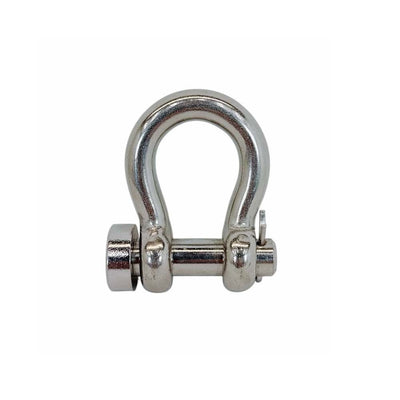 Mil-Spec 5/16" Round Pin Anchor Shackle 1,300Lb WLL Forged Stainless Steel T316