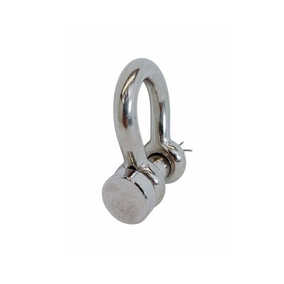 Mil-Spec 5/16" Round Pin Anchor Shackle 1,300Lb WLL Forged Stainless Steel T316