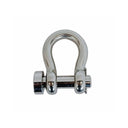 Mil-Spec 3/16" Round Pin Anchor Shackle 880Lb WLL Forged Stainless Steel T316