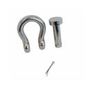 Mil-Spec 3/16" Round Pin Anchor Shackle 880Lb WLL Forged Stainless Steel T316