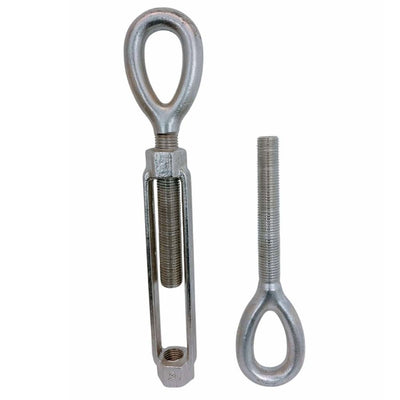 Mil-Spec T316 Stainless Steel 1-1/2" x 12" EYE EYE Turnbuckle 17,000 Lbs WLL