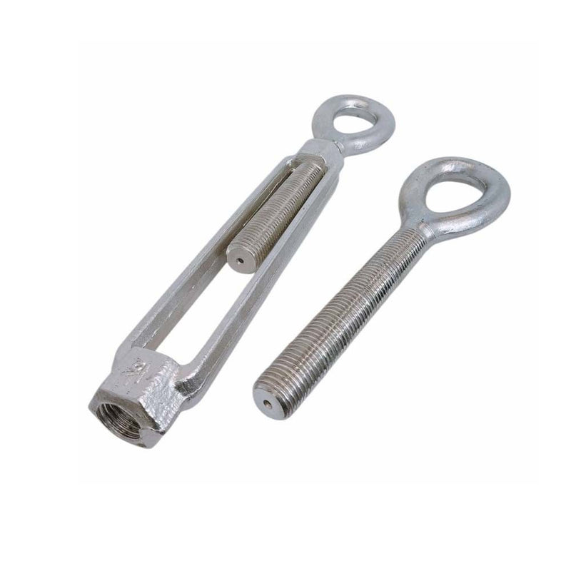 Mil-Spec T316 Stainless Steel 1-1/2" x 12" EYE EYE Turnbuckle 17,000 Lbs WLL