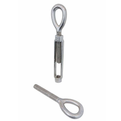 Mil-Spec T316 Stainless Steel 1-1/2" x 12" EYE EYE Turnbuckle 17,000 Lbs WLL