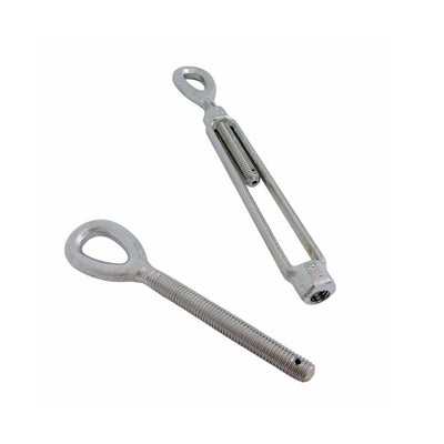 Mil-Spec 316 Stainless Steel Drop Forged 5/8" x 6" EYE EYE Turnbuckle 3500Lb WLL