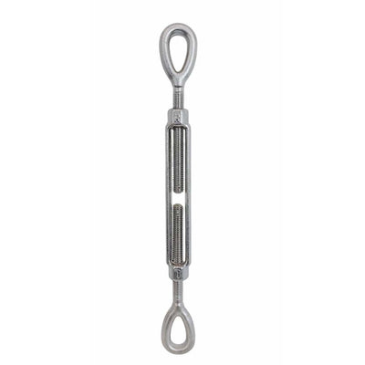 Mil-Spec 316 Stainless Steel Drop Forged 3/8" x 6" EYE EYE Turnbuckle 1200Lb WLL