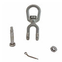 Mil Spec 5/8" Jaw & Eye Marine Mooring Swivel 6,000 Lbs WLL T316 Stainless Steel