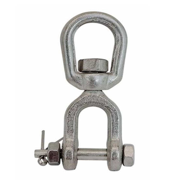Mil Spec Jaw & Eye Marine Mooring Swivel T316 Stainless Steel Drop Forged