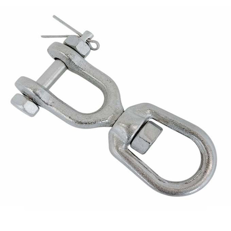 Mil Spec Jaw & Eye Marine Mooring Swivel T316 Stainless Steel Drop Forged