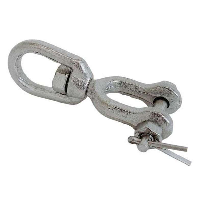 Mil Spec Jaw & Eye Marine Mooring Swivel T316 Stainless Steel Drop Forged