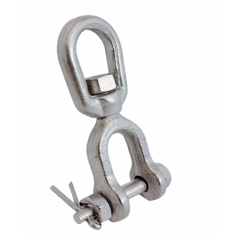 Mil Spec Jaw & Eye Marine Mooring Swivel T316 Stainless Steel Drop Forged
