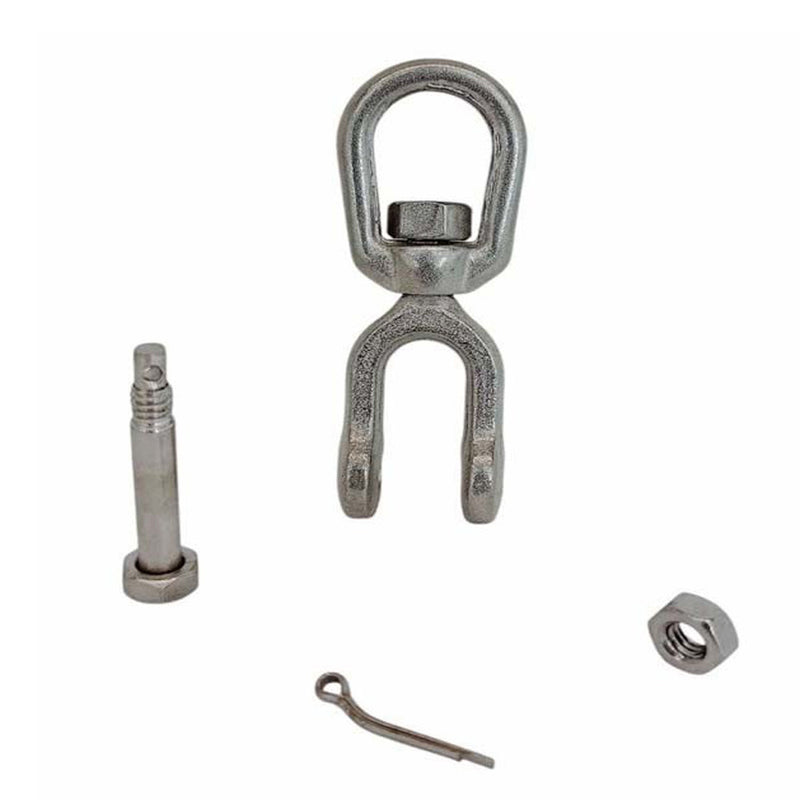 Mil Spec Jaw & Eye Marine Mooring Swivel T316 Stainless Steel Drop Forged