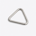 4 Pcs Mil Spec  Marine T316 Stainless Steel 3/16" x 1" Triangle Ring Formed Welded Clips Buckles
