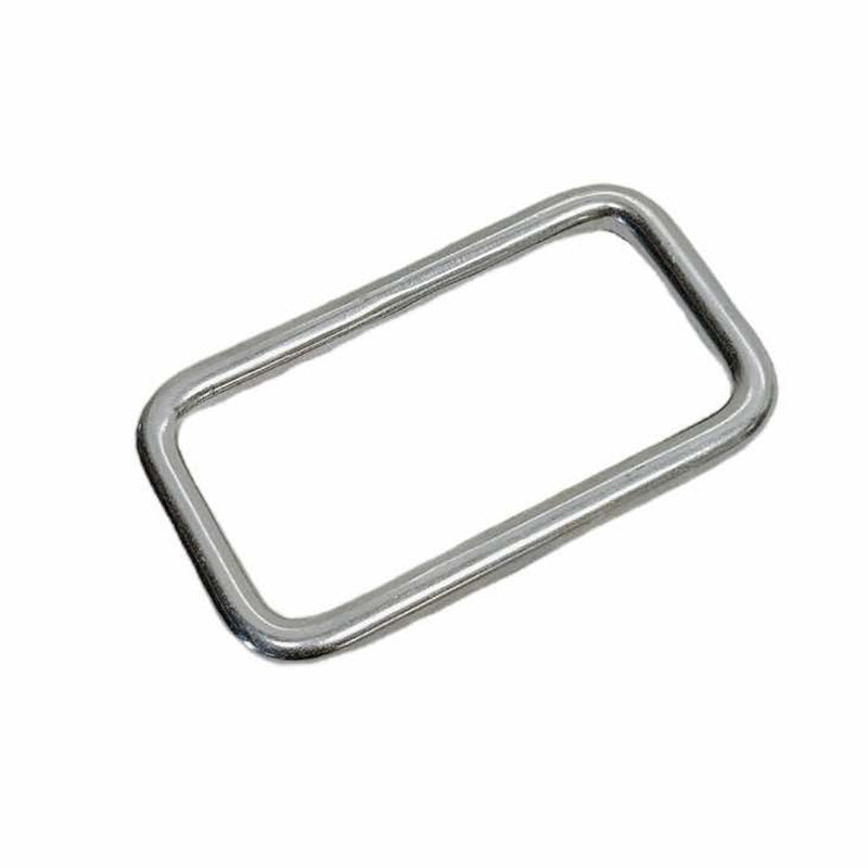 Mil Spec 5/16" x 3" Rectangular Ring Rectangle Link Loop T304 Stainless Steel