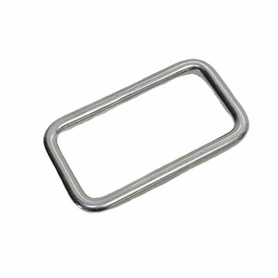 4 Pc Mil Spec 5/16"x3" Rectangular Ring Rectangle Link Loop T304 Stainless Steel