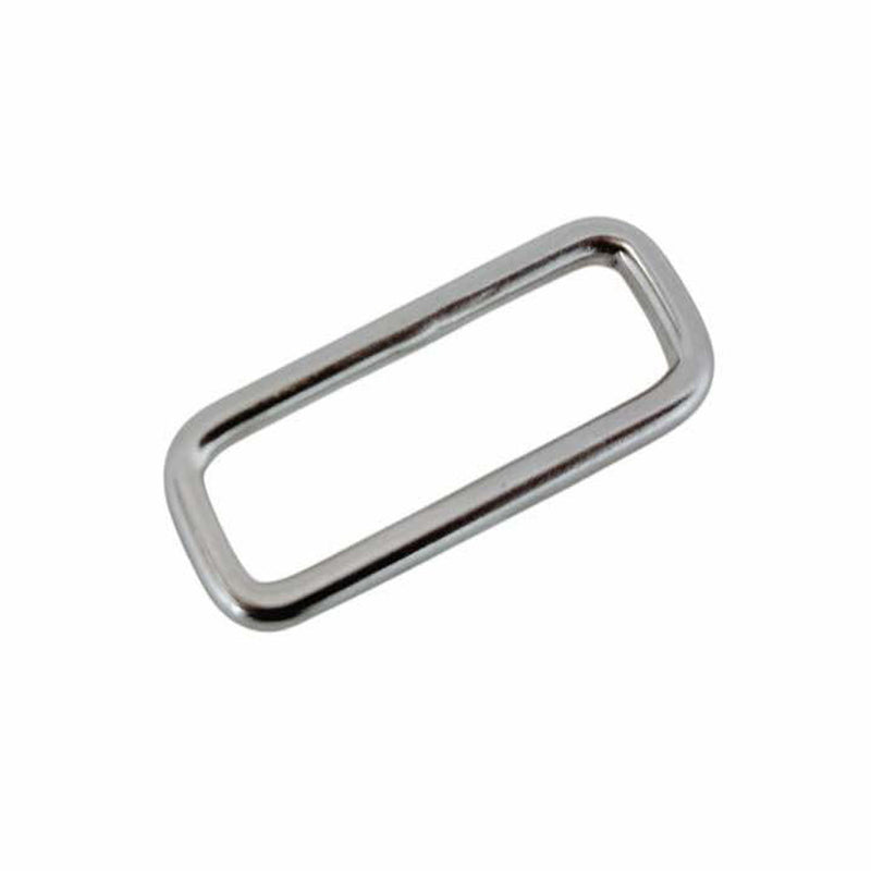 Mil Spec 3/16" x 2" Rectangular Ring Rectangle Link Loop T304 Stainless Steel