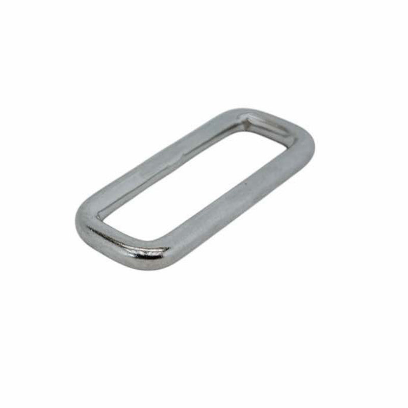 4PCS Mil Spec 3/16"x2" Rectangular Ring Rectangle Link Loop T304 Stainless Steel
