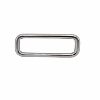 4PCS Mil Spec 3/16"x2" Rectangular Ring Rectangle Link Loop T304 Stainless Steel