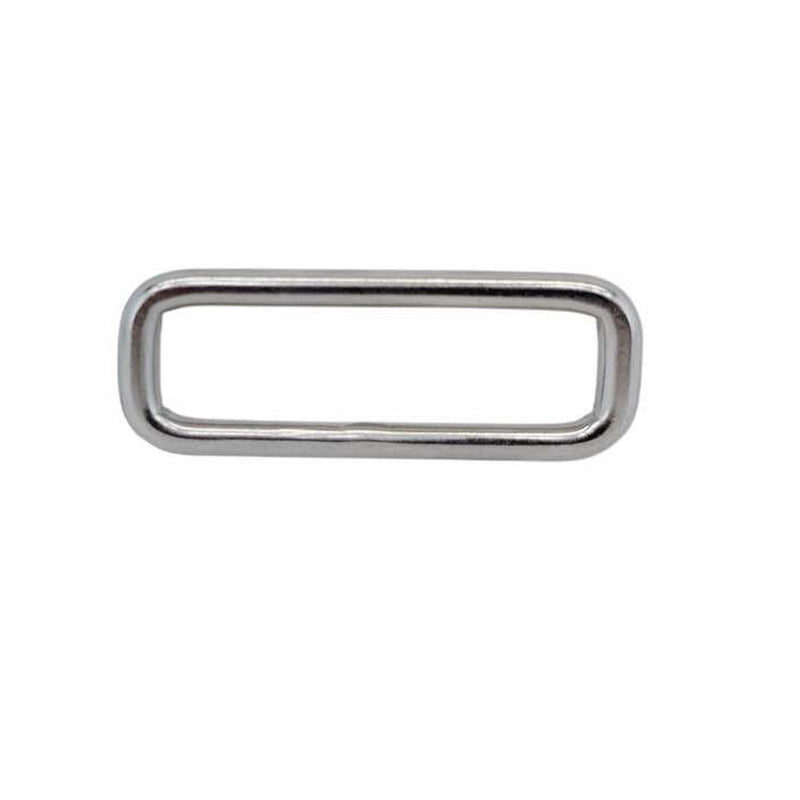 4PCS Mil Spec 3/16"x2" Rectangular Ring Rectangle Link Loop T304 Stainless Steel