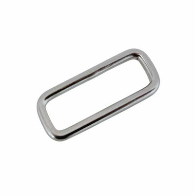 4PCS Mil Spec 3/16"x2" Rectangular Ring Rectangle Link Loop T304 Stainless Steel