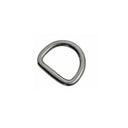 4 Pc Marine Stainless Steel 1/8" D-Ring Welded, 12mm Height 100 Lbs WLL Mil Spec