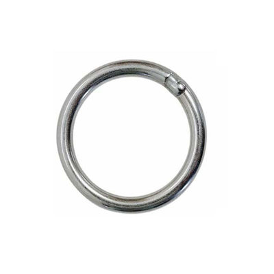 750 Lbs WLL Mil Spec Stainless Steel Round Ring Link Connect 5/16" x 1-9/16