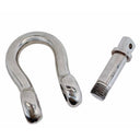 Marine Mil Spec Stainless Steel 316 1-1/2" Screw Pin Anchor Shackle 20000 Lb WLL