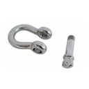 4 Pcs Stainless Steel T316 1/2" Screw Pin Anchor Shackle 3,000 Lbs WLL Mil Spec