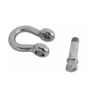 4 Pcs Mil Spec Stainless Steel T316 3/8" Screw Pin Anchor Shackle 1,500 Lbs WLL