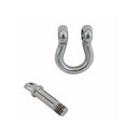 4 Pcs Mil Spec Stainless Steel T316 3/8" Screw Pin Anchor Shackle 1,500 Lbs WLL