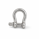 4 Pcs Mil Spec Marine T316 Stainless Steel 1/2" Screw Pin Anchor Shackle 3,000 Lbs WLL
