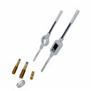 Titanium Coated SAE Standard Tap Die 45Pc Set Coarse Threads Stock Handle Wrench