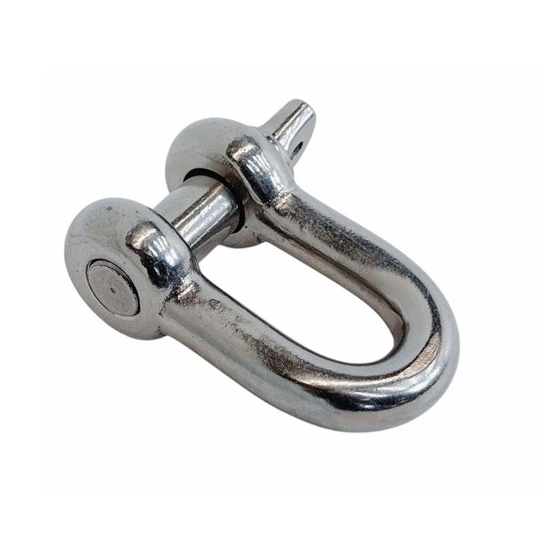 Forged 1" Screw Pin Chain Shackle 10,000 Lb WLL Stainless Steel T316 Mil Spec