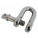 Forged 5/8" Screw Pin Chain Shackle 4,000 Lb WLL Stainless Steel T316 Mil Spec