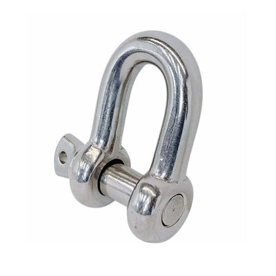 4 Pcs Forged 5/8" Screw Pin Shackle 4,000 Lb WLL Stainless Steel T316 Mil Spec
